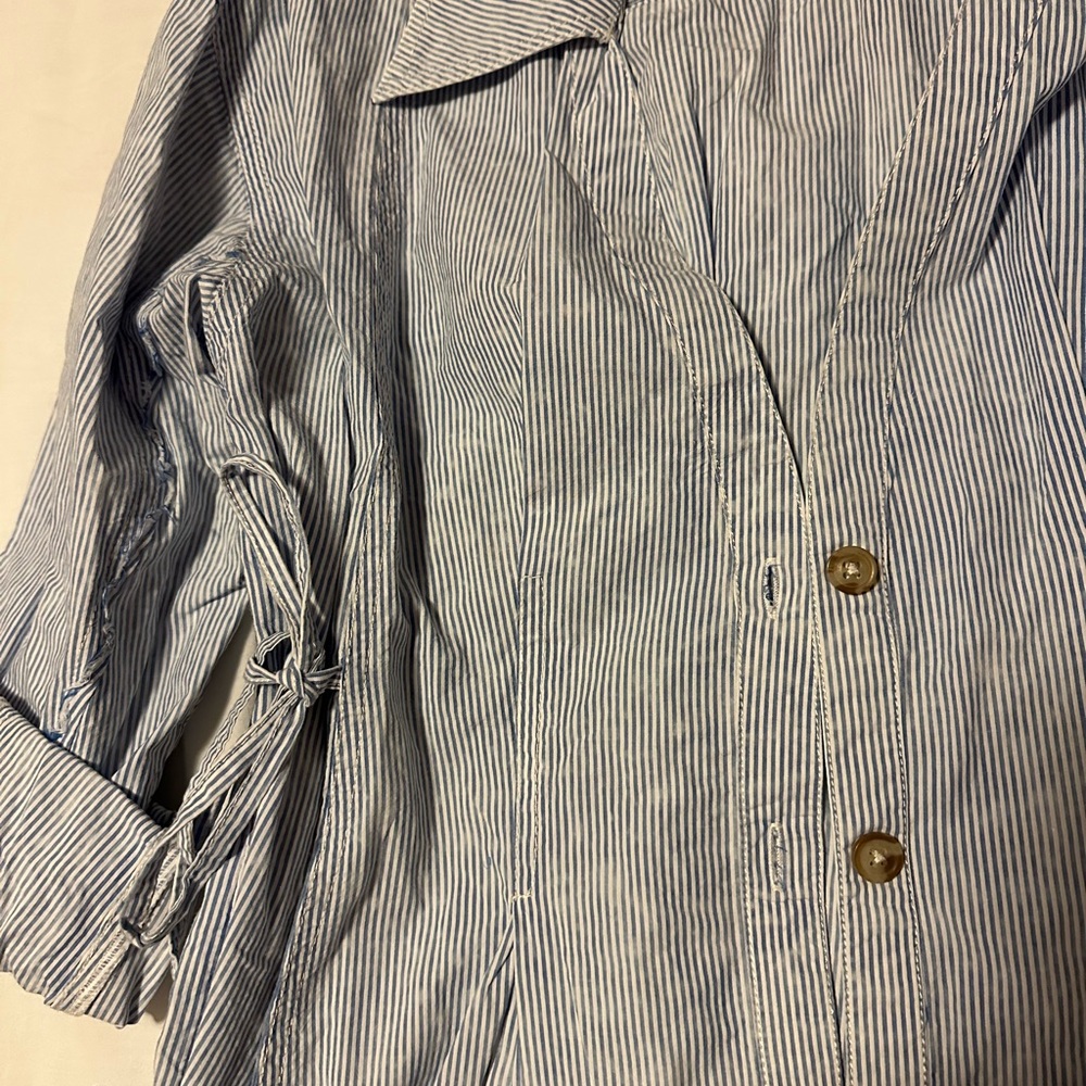 We The Free Striped Blue Shirt